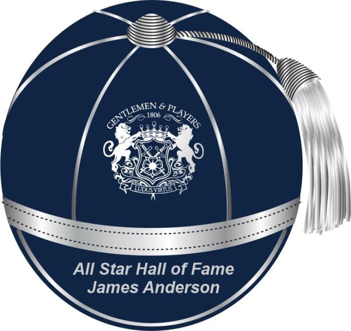 James Anderson England Cricket Honour Cap. 