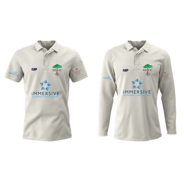 Valley End White Cricket Shirts