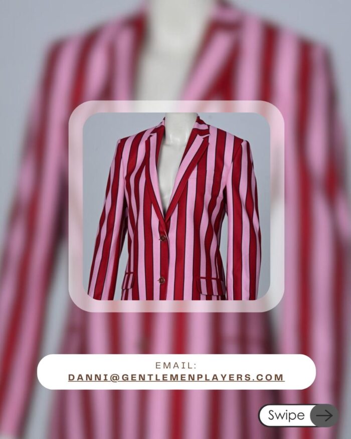 Various styles of custom blazers for teams by Gentlemen & Players. 